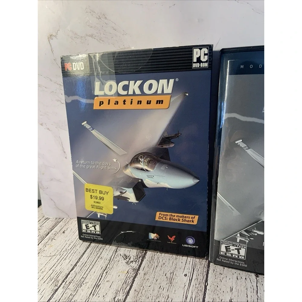 Lock On: Platinum Windows PC‎ 2010 Combat Jet Fighter Game Extra Software